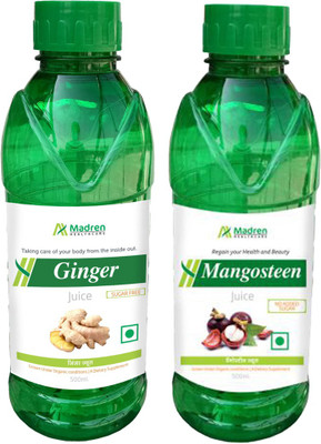 

Madren Healthcare Mangosteen Juice & Ginger Juice(2 x 500 ml)