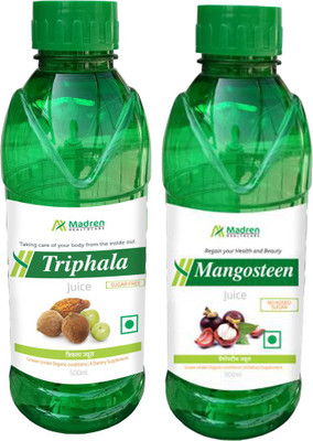 

Madren Healthcare Mangosteen Juice & Triphala Juice(2 x 500 ml)