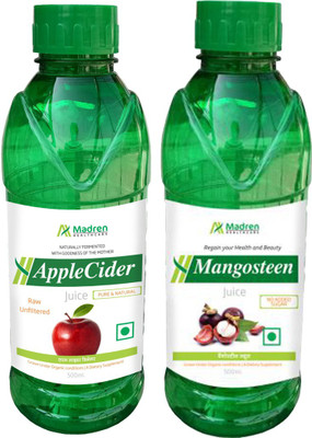 

Madren Healthcare Mangosteen Juice & Apple Cider Vinegar Juice(2 x 500 ml)