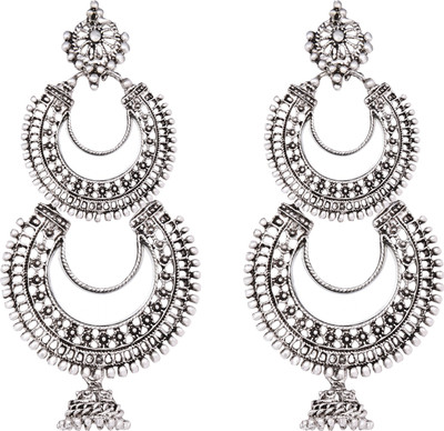 

SADHANA COLLECTION OOXIDISED Alloy Chandbali Earring