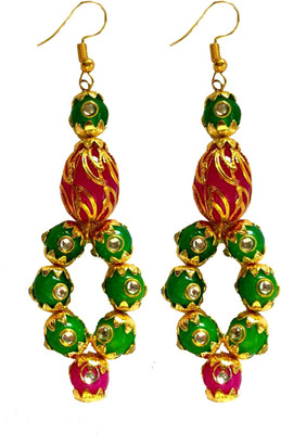 

tannu handicraft Earring Crystal Metal Dangle Earring