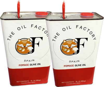 

The Oil Factory Pomace Pack Of 2 Olive Oil Tin(5 L)