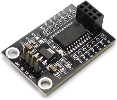 

KitsGuru STC15L204 Wireless Development Board With NRF24L01 + UART Interface 5V-3.3V Electronic Components Electronic Hobby Kit