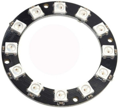 

KitsGuru RGB LED Ring 12 Bit WS2812 5050 RGB LED + Integrated Driver Module Electronic Components Electronic Hobby Kit