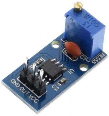 

KitsGuru NE555 adjustable Frequency Pulse Generator Module Arduino Smart Car Electronic Components Electronic Hobby Kit