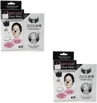 

Shopeleven Charcoal Nose Mask Deep Cleansing(Pack of 2) (70 g)(70 g)