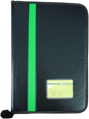 

Skyglobe Leather File and folder(Set Of 1, Black)