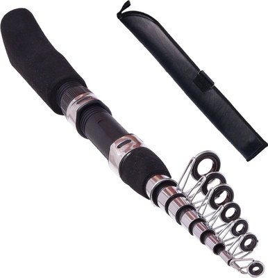 

Hunting Hobby Fishing Portable Rod 7 Feet With Rod Bag Black Fishing Rod(210, 0.150, Black)