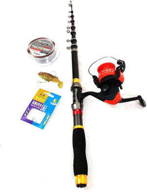 

kushaan fishing rod 2,7 yf 200 2.7 rod yf 200 Multicolor, Red Fishing Rod(270, 1, Multicolor, Red)