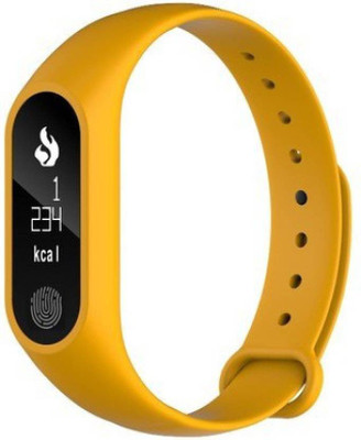 

Being Trendy M2 Intelligence Health Bracelet Activity Tracker with Bluetooth Heart Rate Monitor Waterproof Touch LED Smart Fitness Band (Yellow Strap, Size : UNIVERSAL)(Yellow Strap, Size : UNIVERSAL)