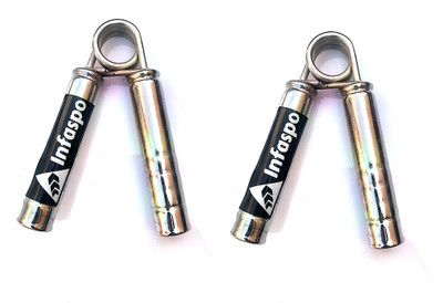 

Infaspo Steel Set Of 2 Hand Grip/Fitness Grip(Silver)