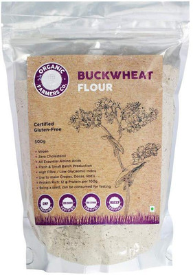 

Organic Farmers Co Buckwheat Flour Unhulled (Gluten Free ) - Organic Farmers Co.(500 g)