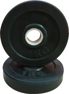 

koncon 1 kg pair Black Weight Plate(1 kg)