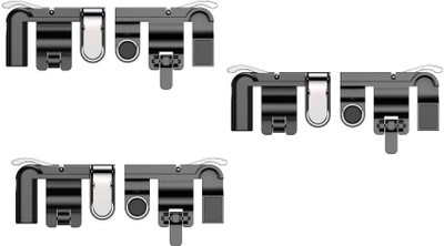 

ROQ Set Of 3 PUBG Sensitive Shoot/Aim Buttons L1 R1 Trigger Mobile Game Controller for Andriod & IOS Gaming Accessory Kit(Black, For Mac OS)