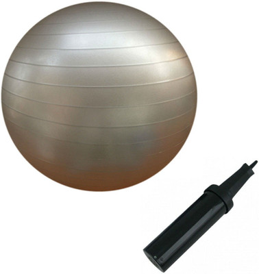 

Zahuu Anti Burst Gym Ball 95Cm with Pump Gym Ball(With Pump), Silver