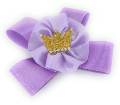 

SKD Disney Inspired Sofia the First hair Big Bow Hair Clip/Hair Accessory for Girls Hair Clip(Purple)