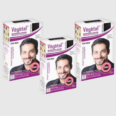 

Vegetal Beard Soft Black ( 3 ) Hair Color(Soft Black)