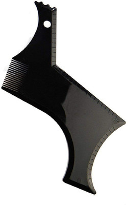

Bueno Stylish Beard Comb Shaper, Beard Shaping Tool For Perfect Lines And Symmetry, Salon Accessories, Black