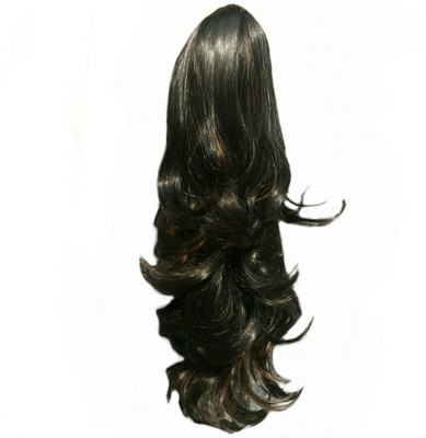 

Alizz Cluch hair wig for girls hair extensions bun juda pony tail wig natural long hair wig stylish wig artificial claw hair wig for women pony wig out curl step cut hair feather cut hair style step cut hair style straight bun ladies wig choti fake hair b