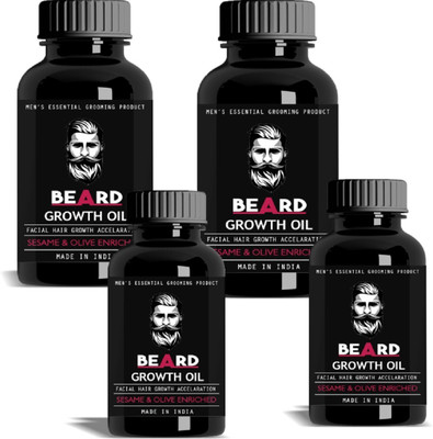 

Vihado Mooch & Beard for Oily Skin Hair Oil 25 ML Pack of 4 (100 ml) Hair Oil(25 ml)