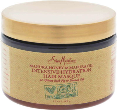 

Shea Moisture Manuka Honey & Mafura Oil Intensive Hydration Masque - 340 Garms Masque(340 ml)