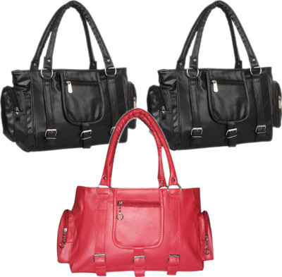 

Mountrex Hand-held Bag(Black, Red)