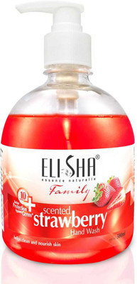 

Elisha SCENTED STRAWBERRY HAND WASH(FAMILY PACK)(500 ml, Pump Dispenser)