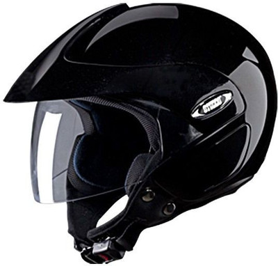 STUDDS MARSHALL GLOSS Motorbike Helmet(GLOSSY BLACK)