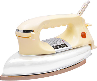 

Brecken Paul PTFE Coated aluminium alloy non -stick sole plate High efficiency heavy weight base with power indicator Dry Iron(Multicolor)