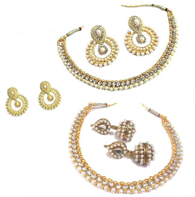 

SHREE MAULI CREATION Alloy Jewel Set(Gold)