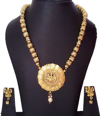 

The Art Corner Metal Jewel Set(Gold)
