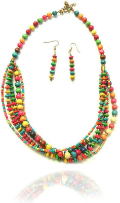 

Beadworks Wood Jewel Set(Multicolor)