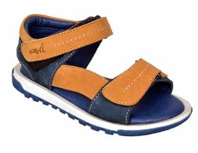 

Mardi Gras Boys & Girls Sling Back Strappy Sandals(Blue, Navy+tan