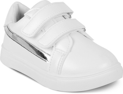 

KITTENS Girls Velcro Sneakers(White