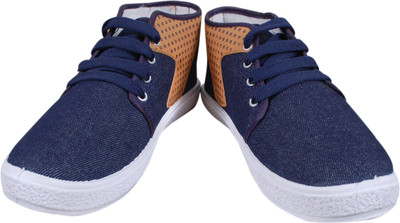 

PU ZIKZAK Boys Lace Sneakers(Blue