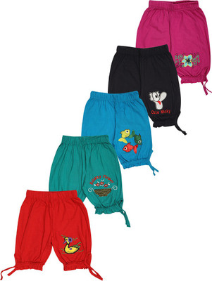 

solai Short For Girls Casual Printed Cotton(Multicolor, Pack of 5