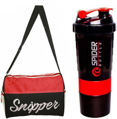 

Snipper Combo of Red Tomy bag and Red Spider shaker. Gym & Fitness Kit