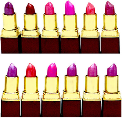 

ADR INTERNATIONAL ADR Combo Color Win Lipstick - Set Of 12 For Women / Girls (Random Design) at Wholesale Rate(Multi)