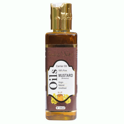 Indus Valley 100% Virgin Mustard Carrier Oil - For Hair and Skin(100 ml)