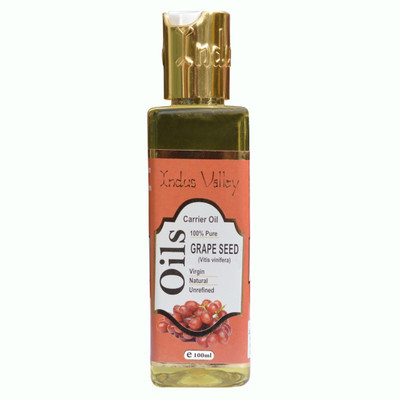

Indus Valley Pure and Natural Grapeseed Carrier Oil - For Skin, Hair and Health(100 ml)
