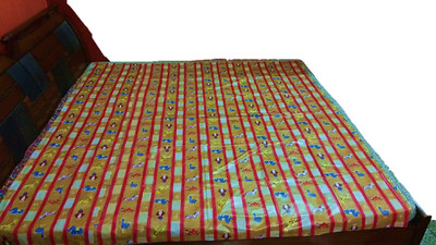 

Dhuloom Plastic, PVC Baby Bed Protecting Mat(Multicolor