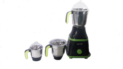 

KETVIN 221-C CANDY MIXER GRINDER 600 Mixer Grinder(Grey, Yellow, 3 Jars)
