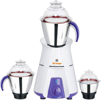 

Orange Evita Mixer Grinder 1000 Mixer Grinder(White, 3 Jars)
