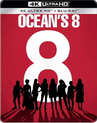 Ocean's 8 (Steelbook) (2-Disc)(4K(UHD) Blu-ray English)