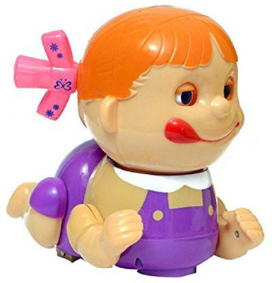 

KIDZIAN Naughty Crawling Baby Girl (Musical Toy For Kids)(Multicolor)