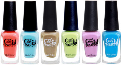 

miss nails 11 ML 6PCS MULTI COMBO Multi(Pack of 6)