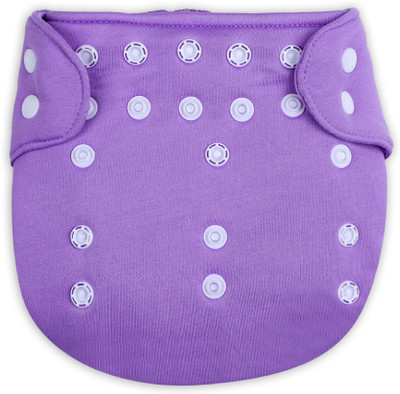 

Miss & Chief Reusable Diaper- Lilac- Adjustable, Reusable, Supersoft