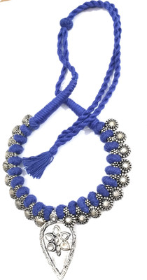 

athizay Metal, Cotton Dori Necklace