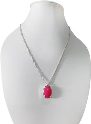 

RUBY FASHION COLLECTION artificial fashion jewellery necklace for women / girls Silver Plated Metal Chain