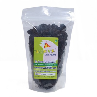 Leeve Dry fruits Indian Black Seedless Raisins Raisins(400 g)